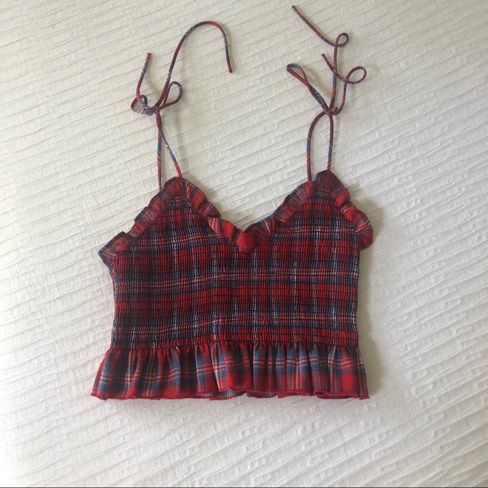 Plaid Crop top